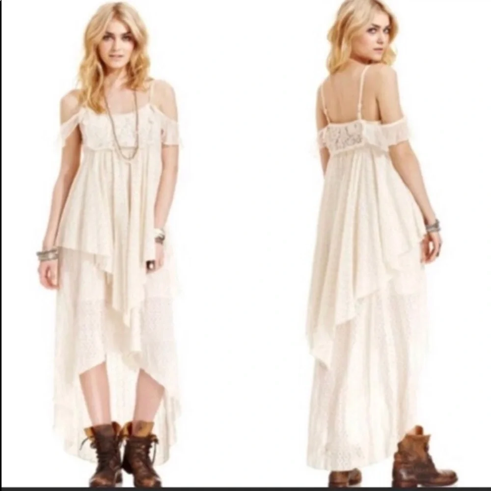 Great condition Free People candle light maxi dress - Picture 8 of 10